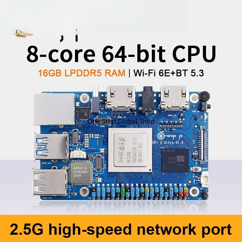 Pi 5 Ultra, 16 GB de RAM, RK35 - Rk3588 Mini Pc Board reseña y precio