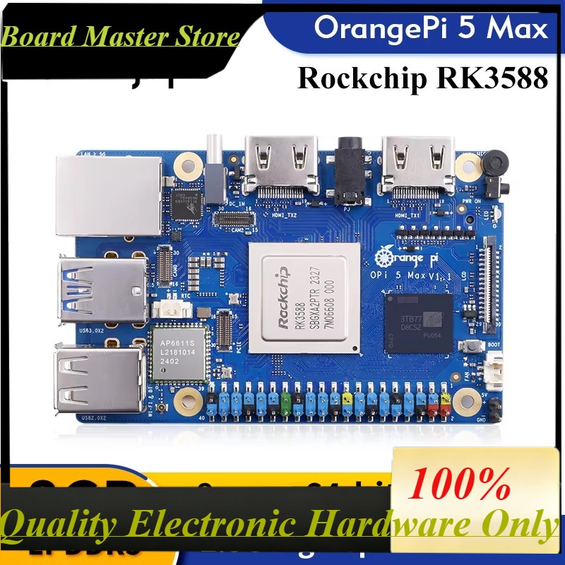 BoMaS Orange Pi 5 Max, Computa - Orange Pi 5 Max Rk3588 reseña y precio