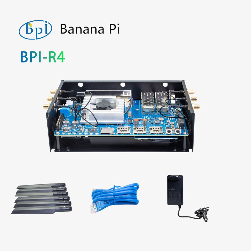 Kit de Placa de Desarrollo par - Bananapi Bpi R4 Wifi 7 reseña y precio